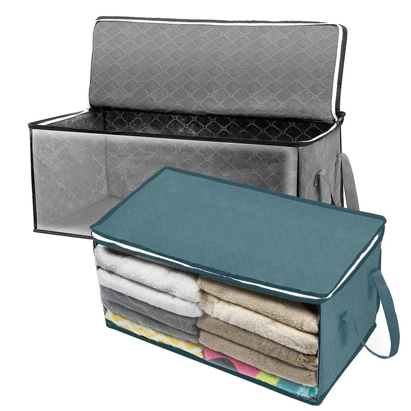 Caixa Organizadora de Armário - Cobertores e Roupa - Anti-Mofo, Lavável